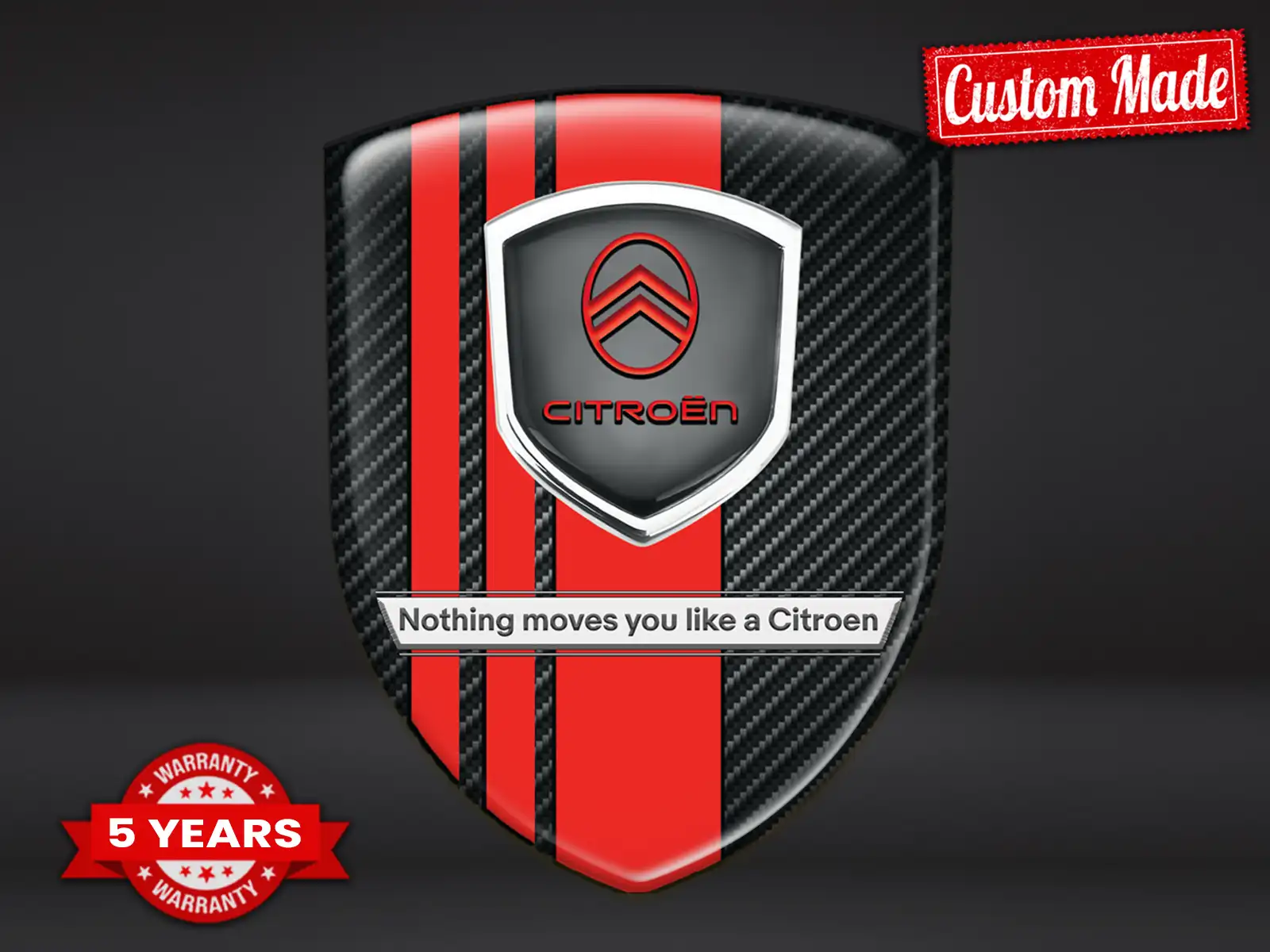 Citroen Décalcos Bombés Max Durable Stylé Pro Performance